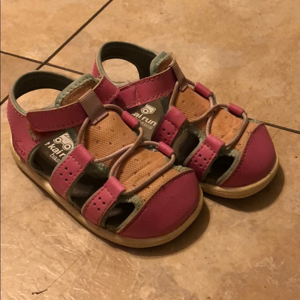 Pink and Peach Sandals
